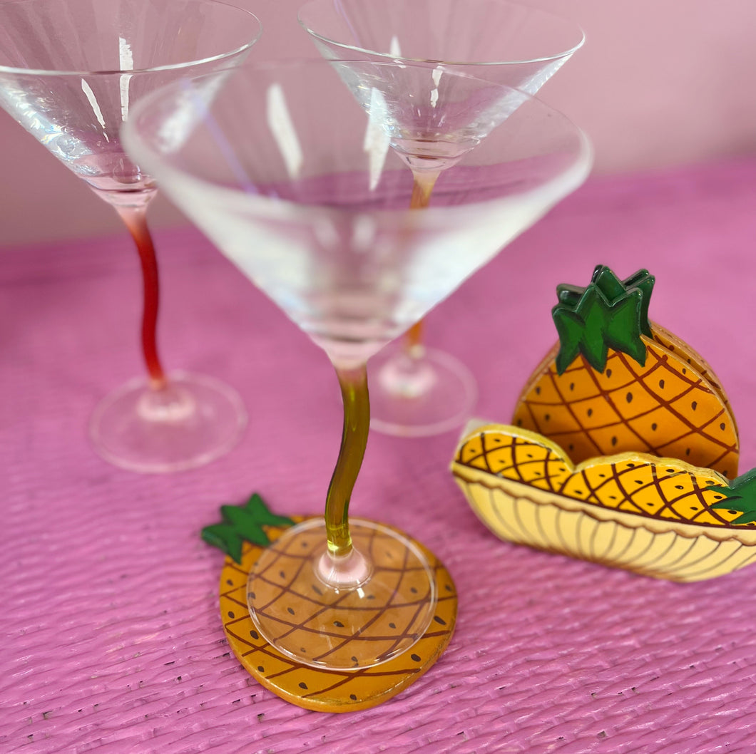 Sous-verres Ananas