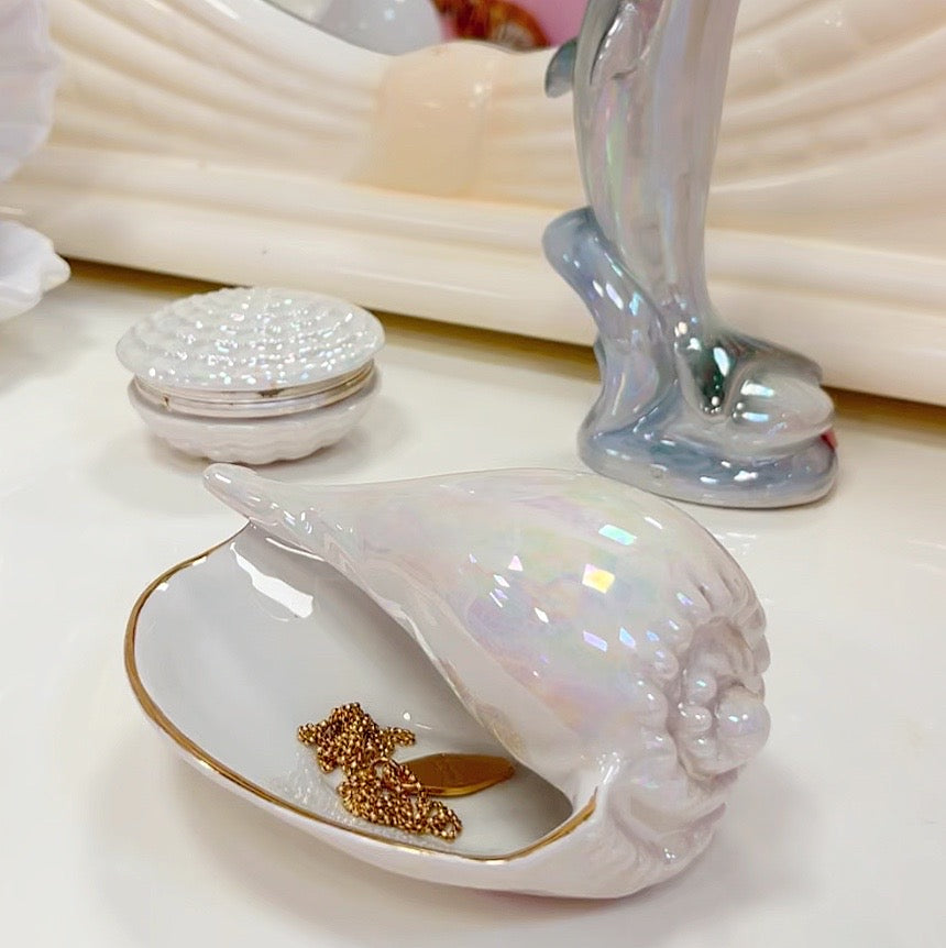 Coupelle escargot de mer iridescent