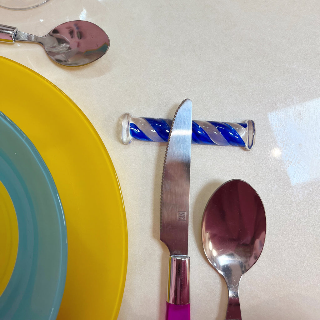 Portes-couteaux torsadés Murano