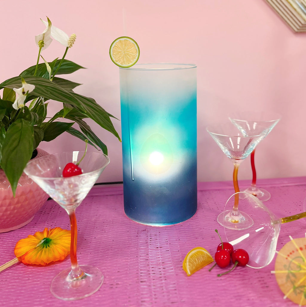 Lampe cocktail XL 80s Blue Lagoon
