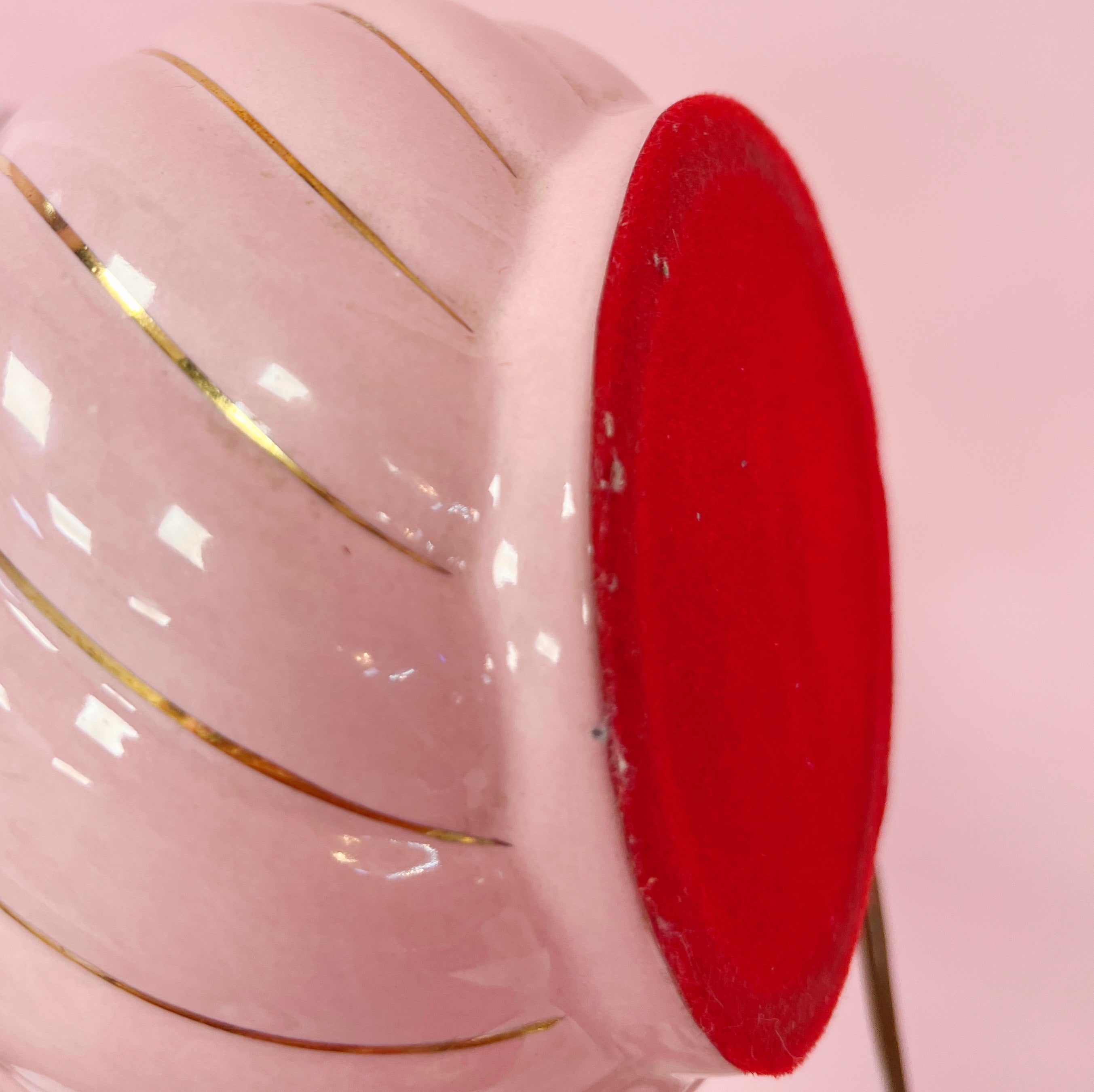 Lampe Twist Rose – Italie, Années 80