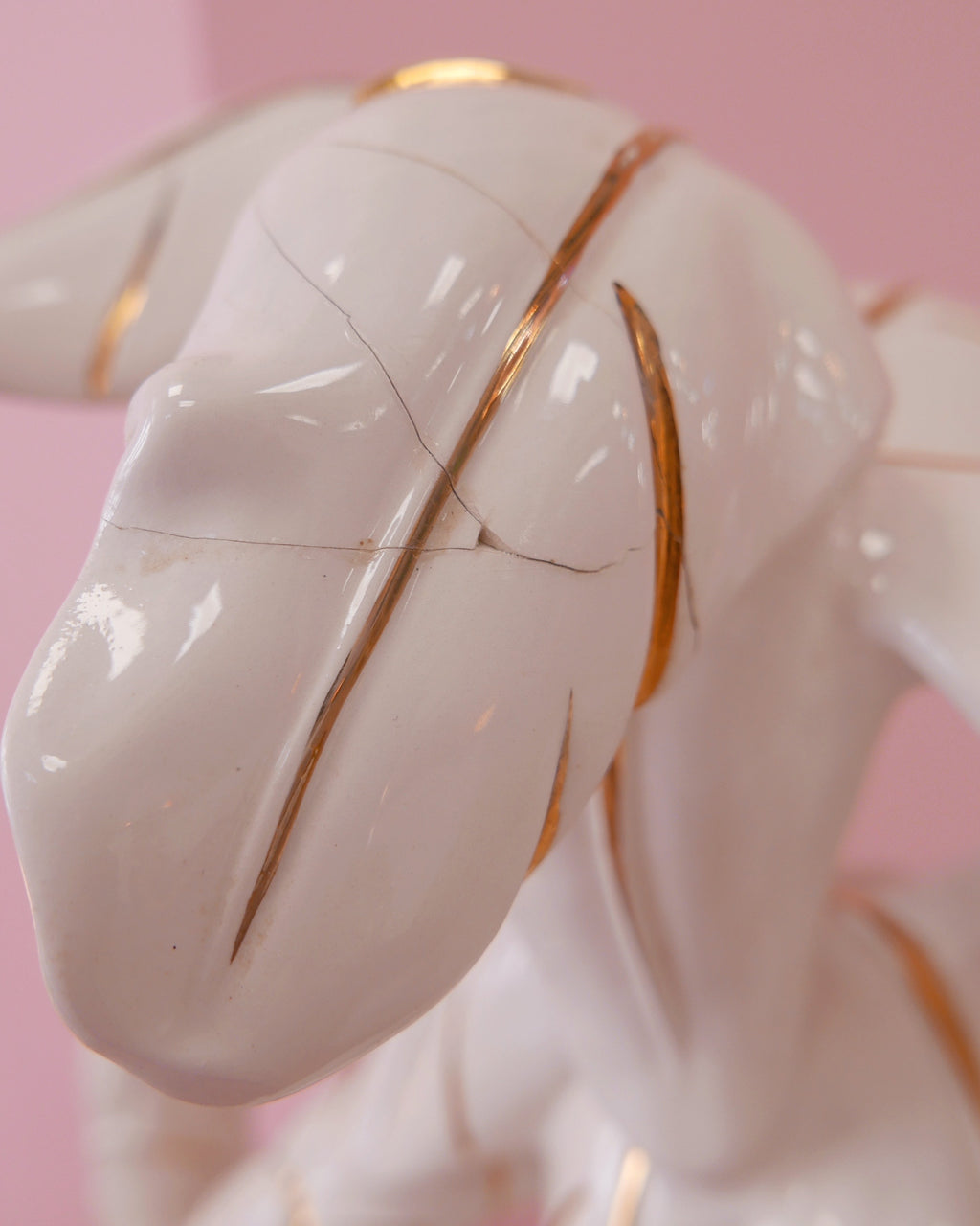 Grande Lampe de Table Palm Tree – Céramique, Italie, Années 70