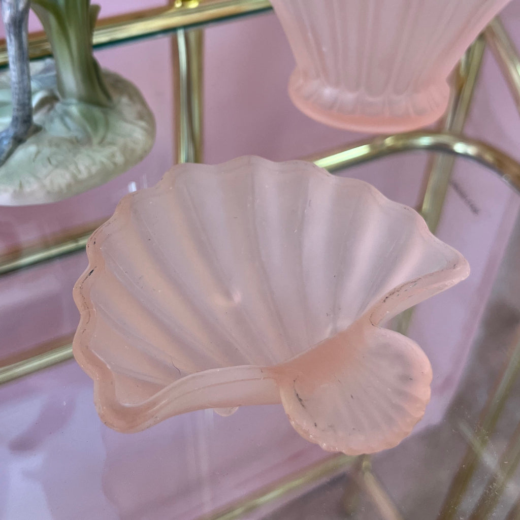 Duo flacon et coupelle rose