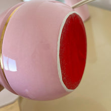 Charger l&#39;image dans la galerie, Lampe rose 70s Capodimonte
