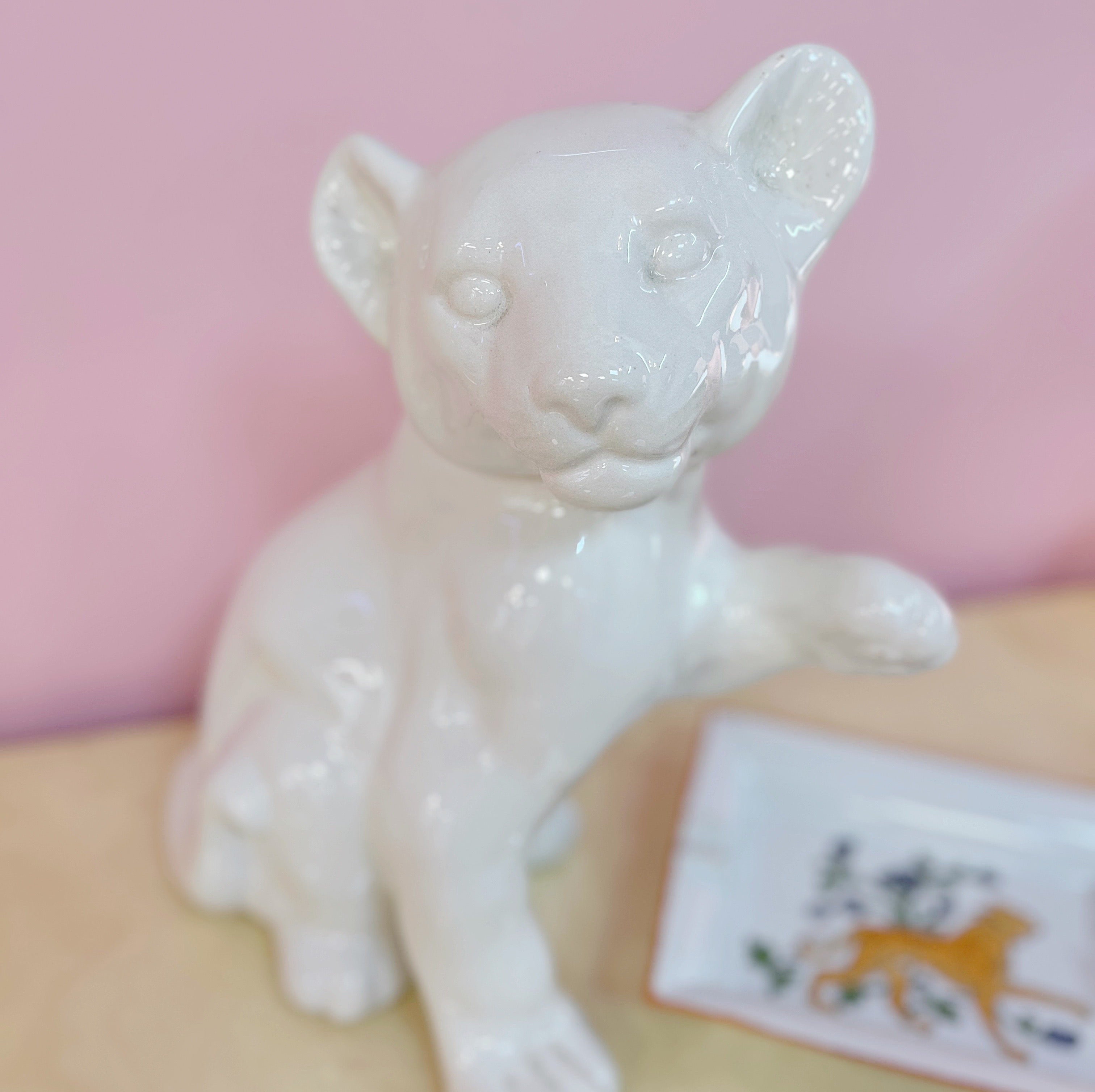 Panthère en Céramique Émaillée – Années 80