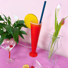 Load image into Gallery viewer, Lampe cocktail vintage Orange Light

