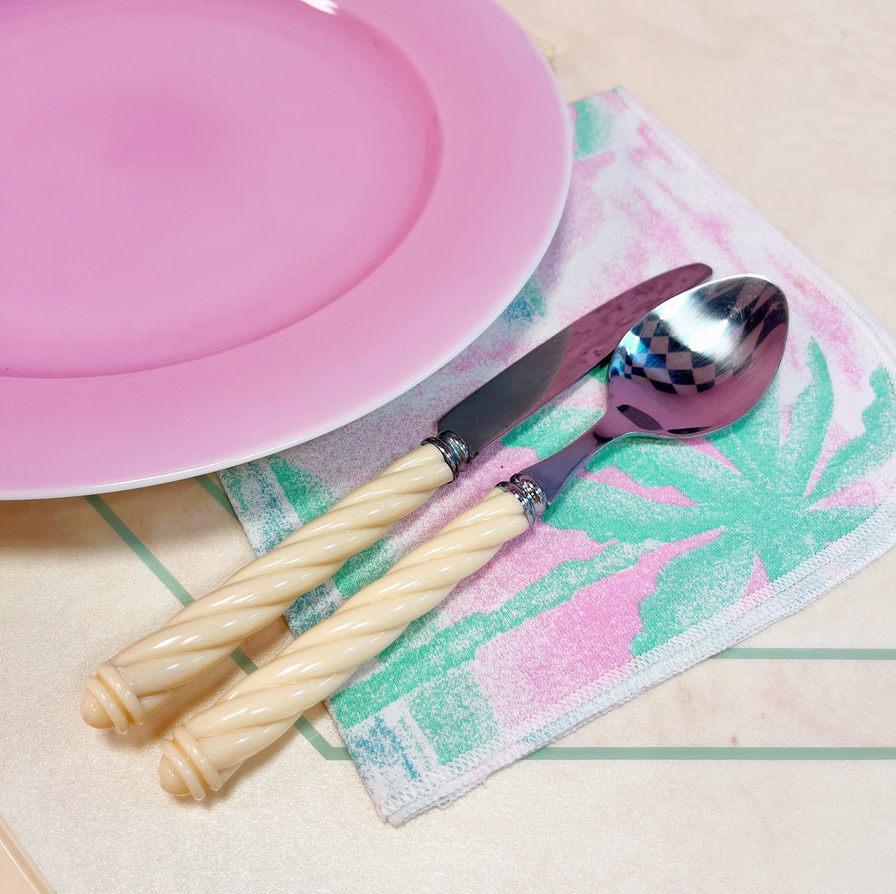 Set de couverts Cream 80s