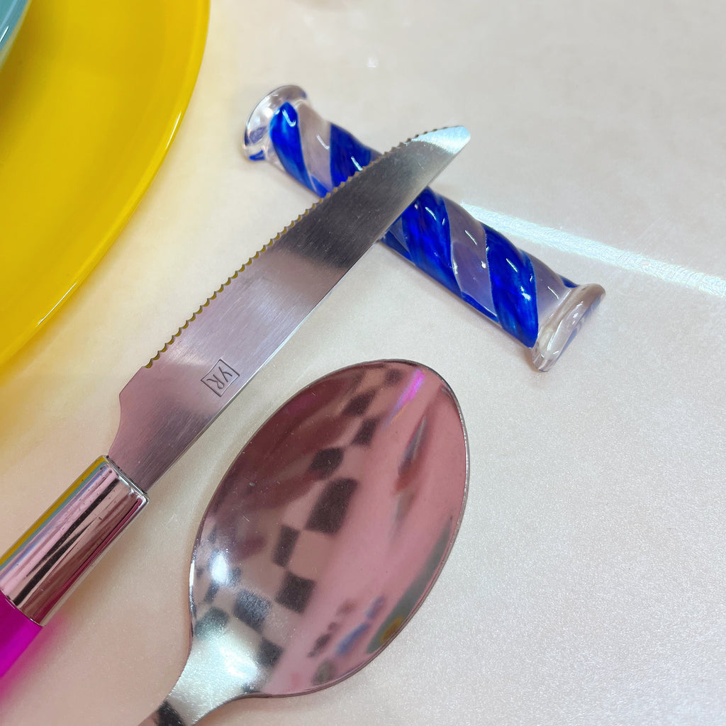 Portes-couteaux torsadés Murano