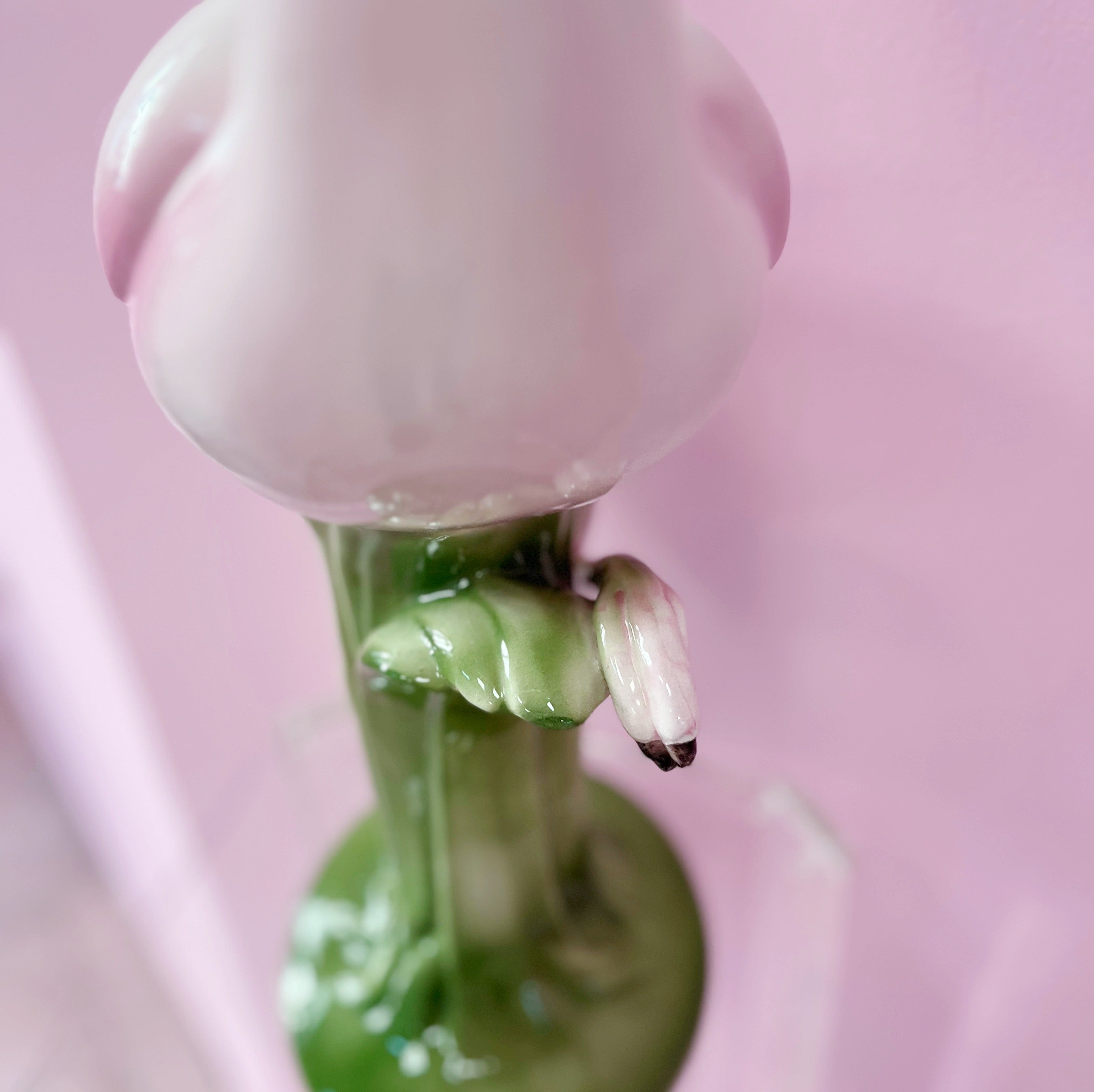 Grand vase flamant rose