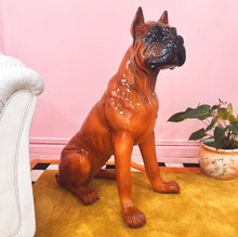 Load image into Gallery viewer, Boxer géant en céramique - Made in Spain - 70’s
