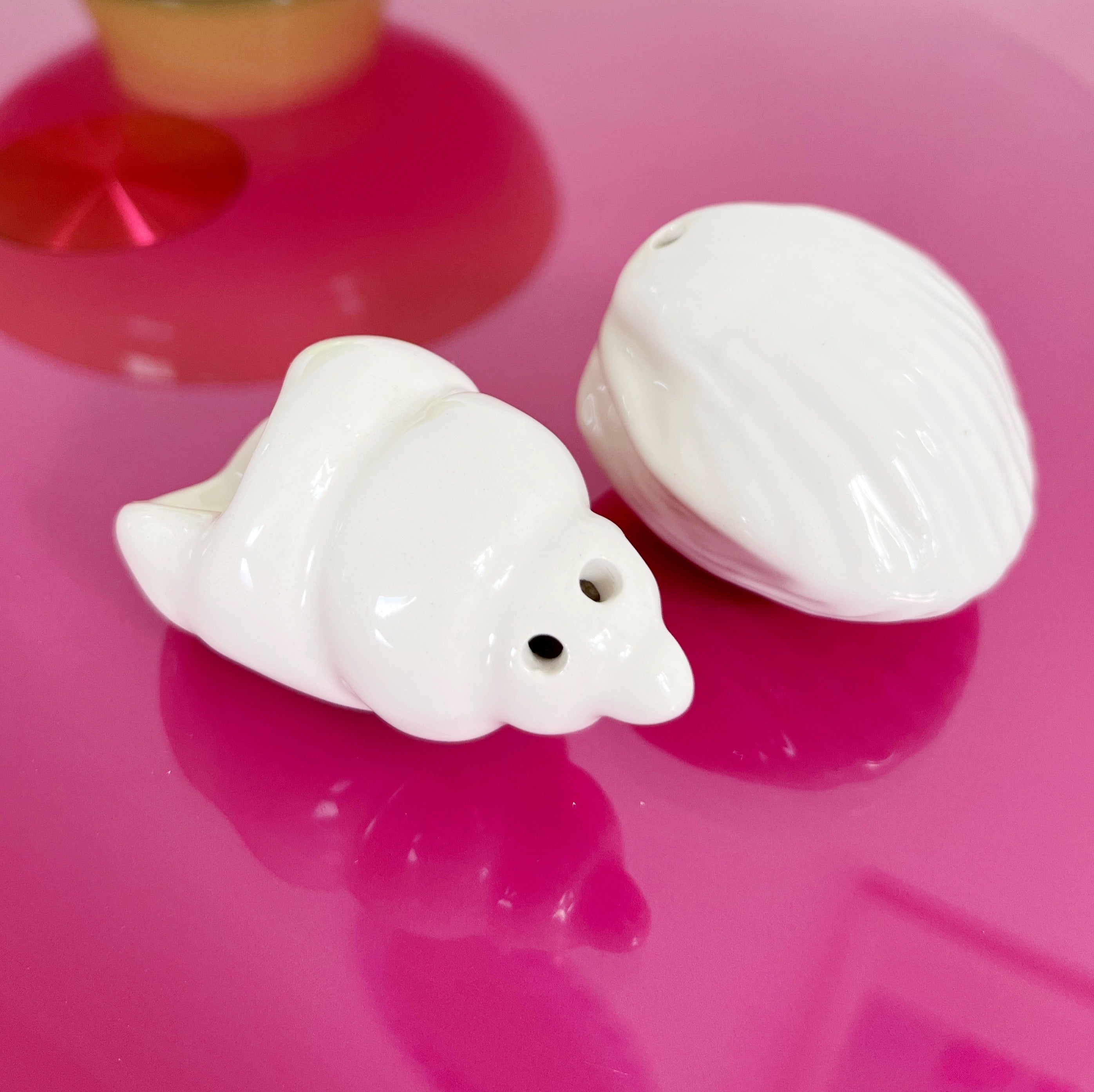 Salière & poivrière coquillages