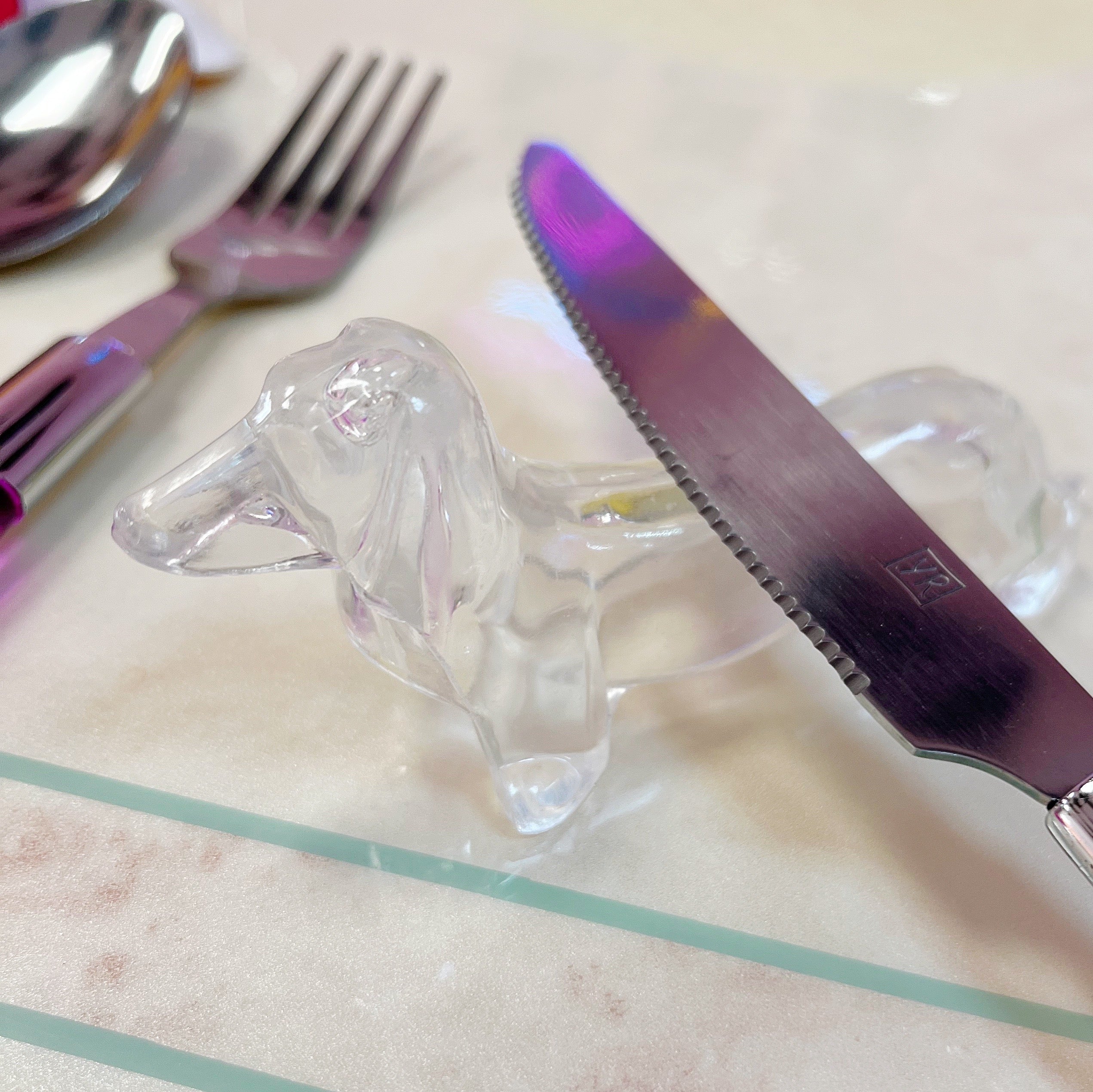 Portes-couteaux teckel