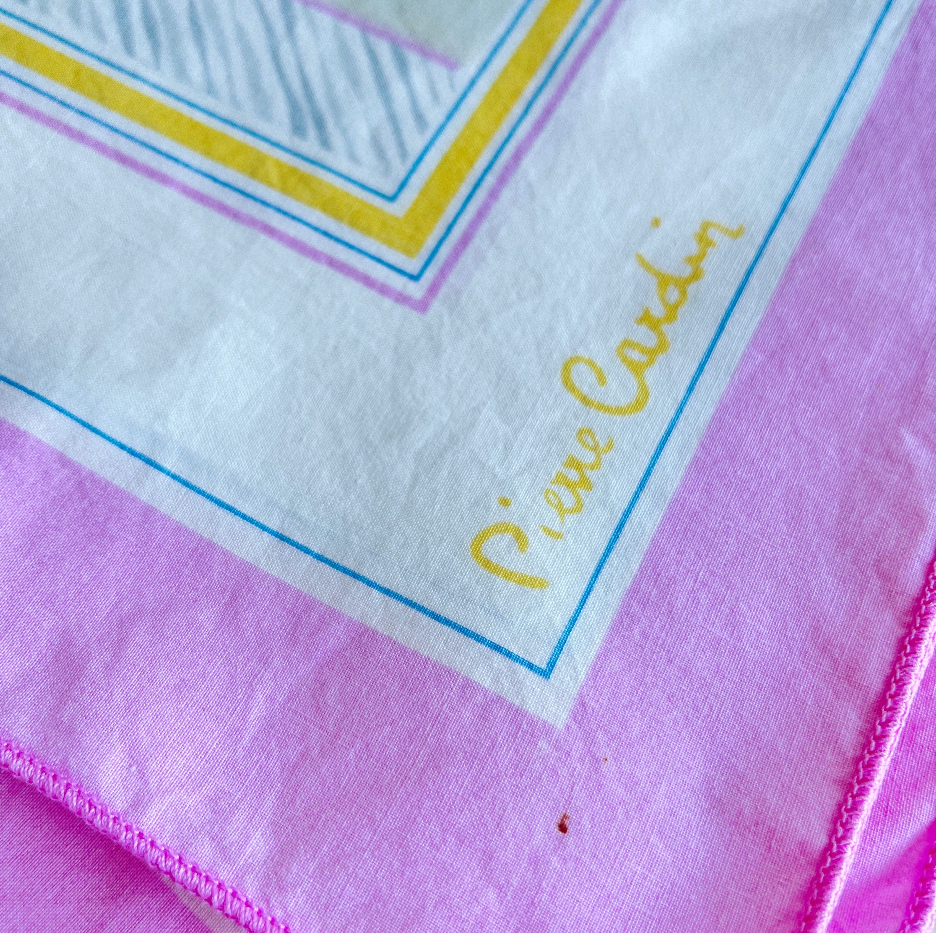 Set de serviettes Pierre Cardin 80s