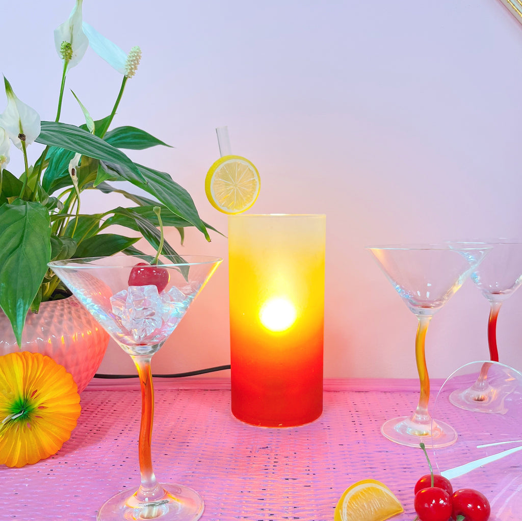 Lampe cocktail Rhum Coca 80’s