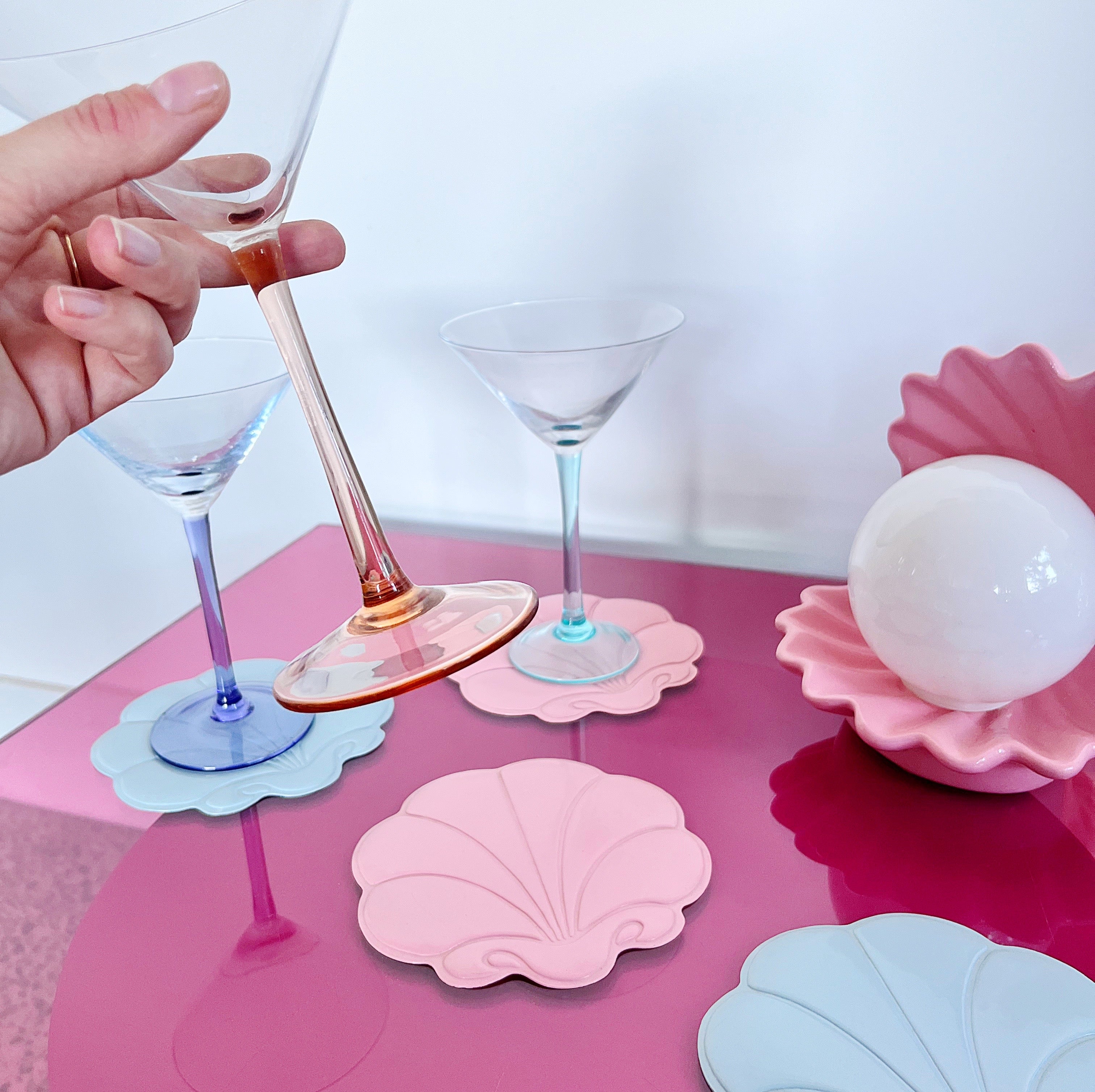 Dessous de verres coquillage