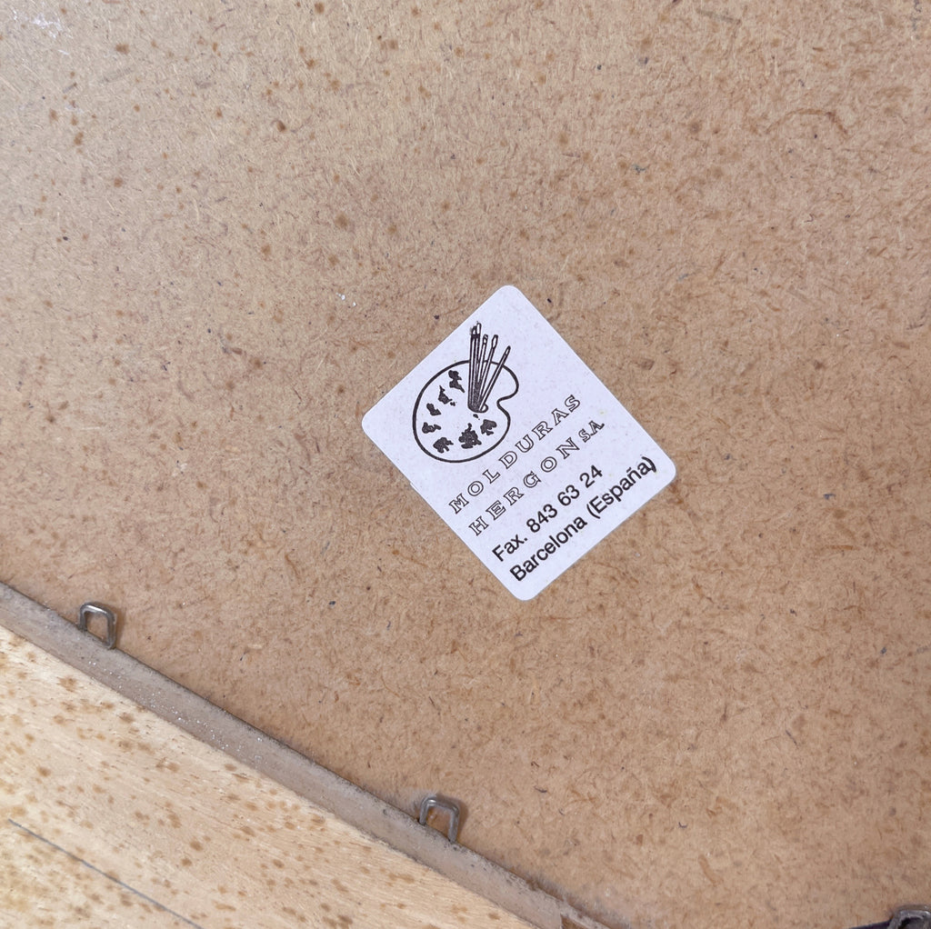 Miroir doré Molduras Hergon, Espagne, années 80