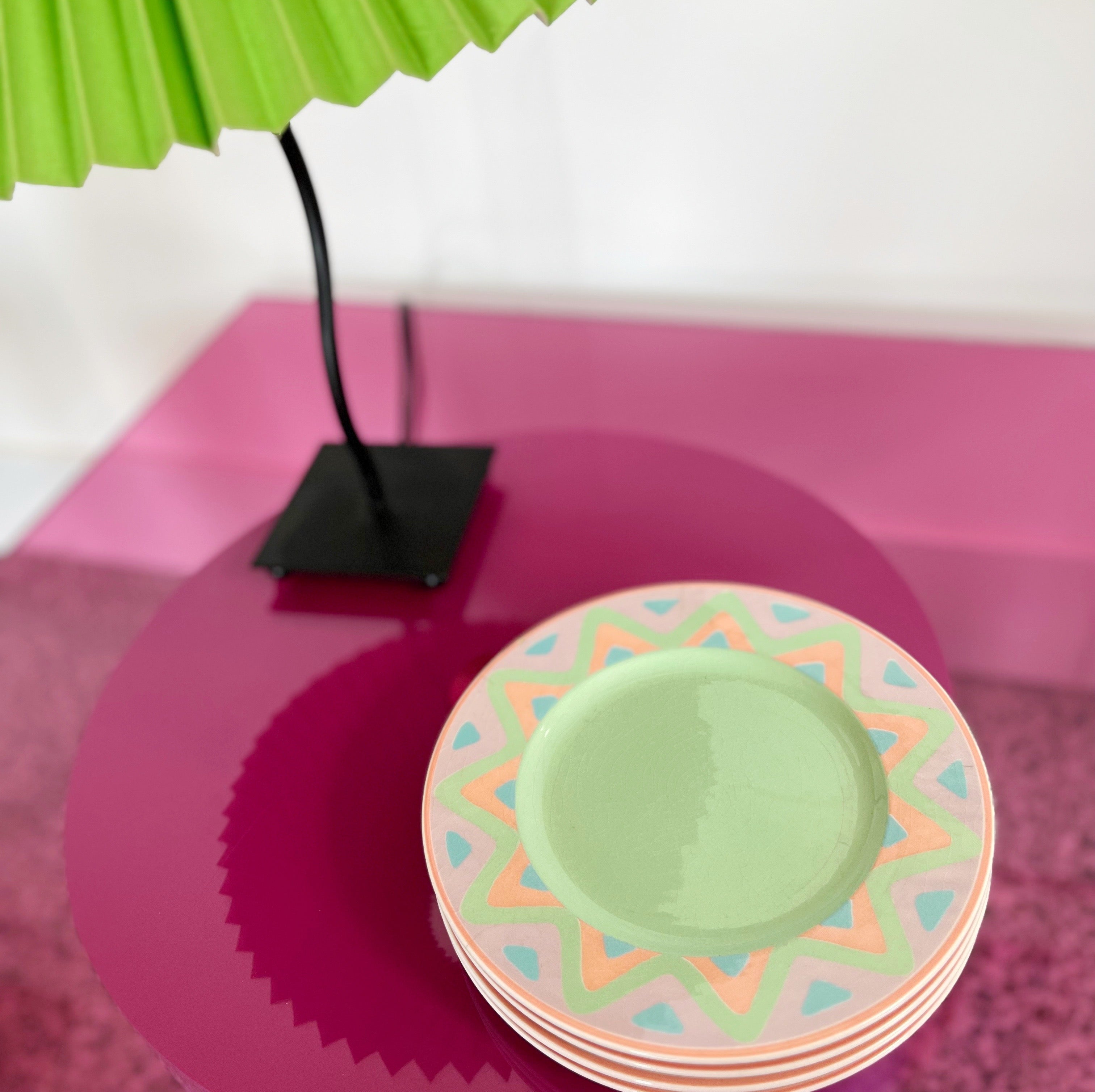 Assiettes collection "Arizona" vintage maison Pagnossin made in Italy