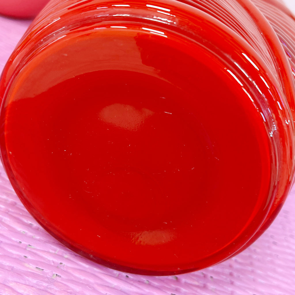 Vase Anchor Hocking 80s rubis