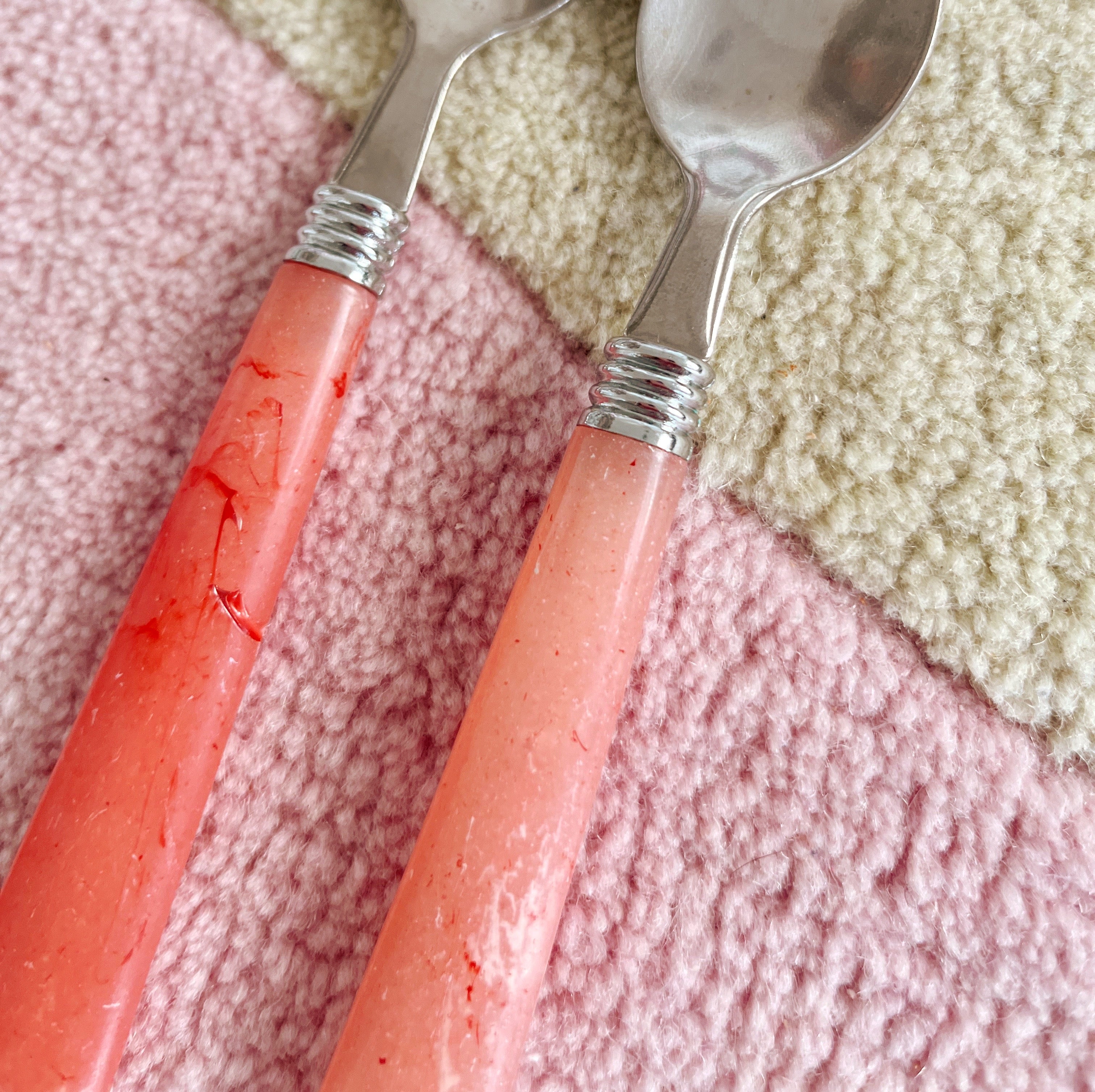 Set de couverts 70s nacre