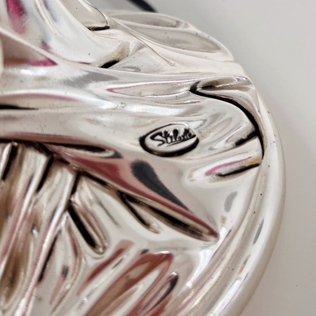 Lampe noeud chromée – StilArte, Italie, Années 70