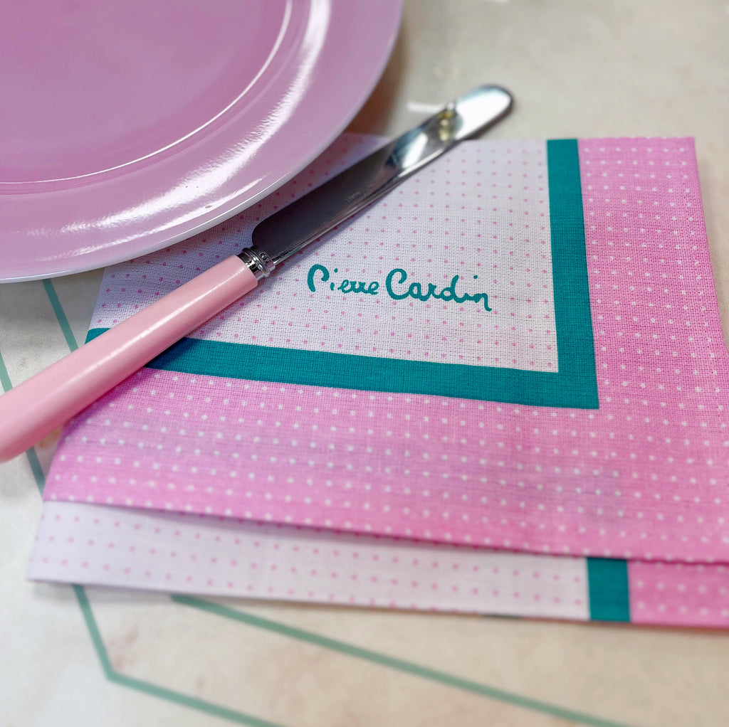 Nappe et serviettes Pierre Cardin