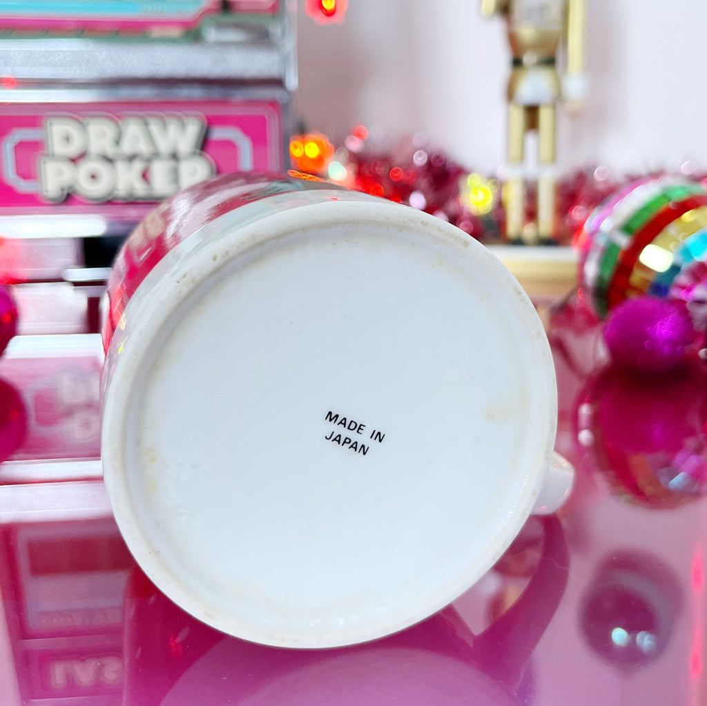 Mug de Noël vintage made in Japan