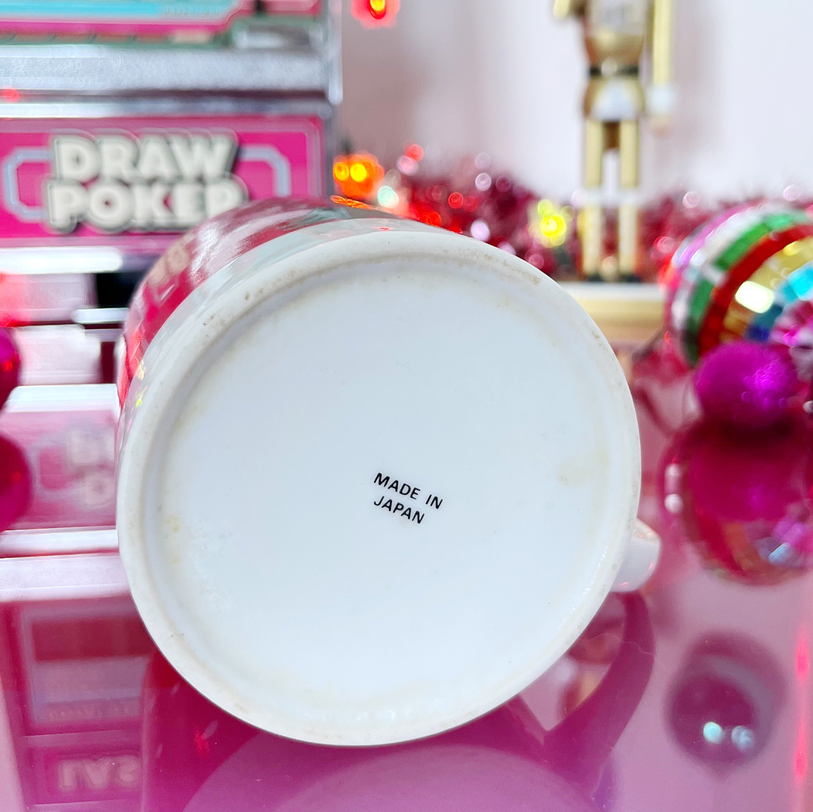 Mug de Noël vintage made in Japan