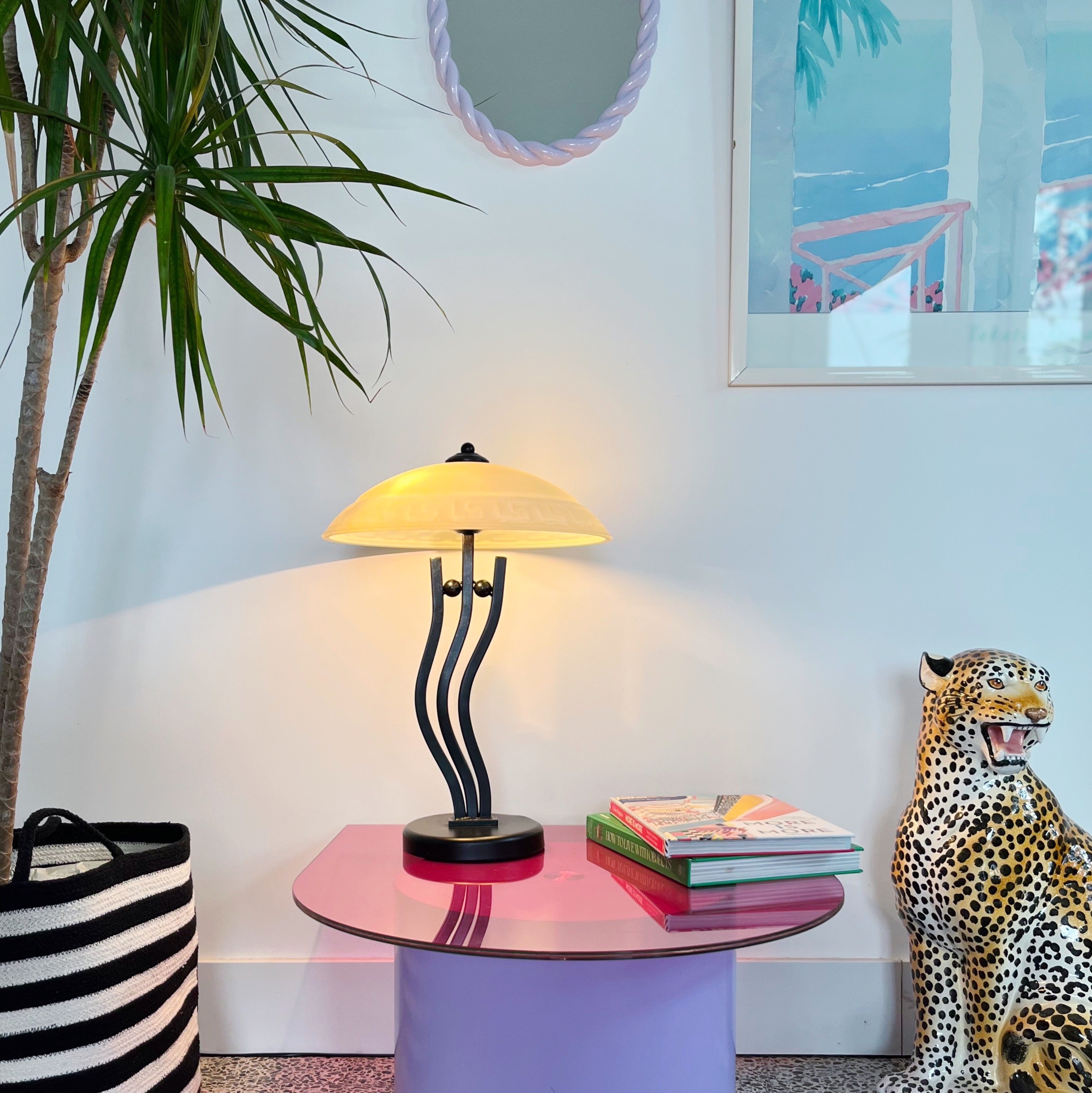 Lampe post-moderne Boxford, années 80