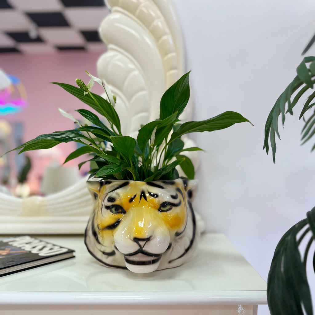 Cache-pot tigre vintage