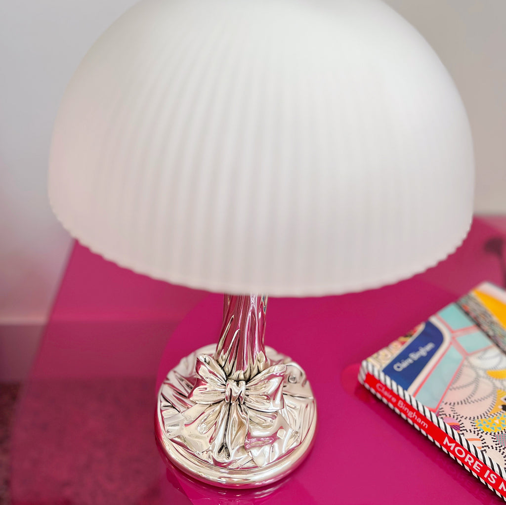 Lampe noeud chromée – StilArte, Italie, Années 70