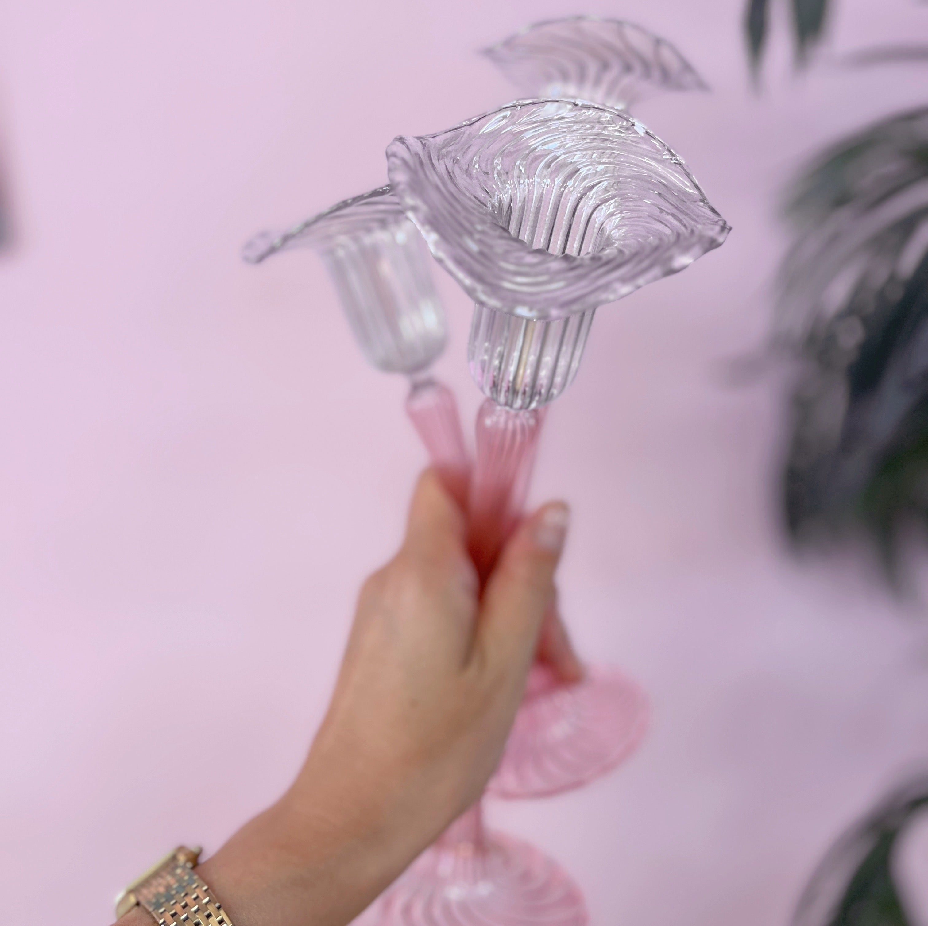 Trio de Bougeoirs Vénitiens – VINCIPROVA Murano Glass - 60’s