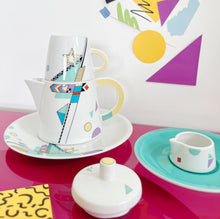 Load image into Gallery viewer, Memphis Design Vintage Coffee or Tea Set
