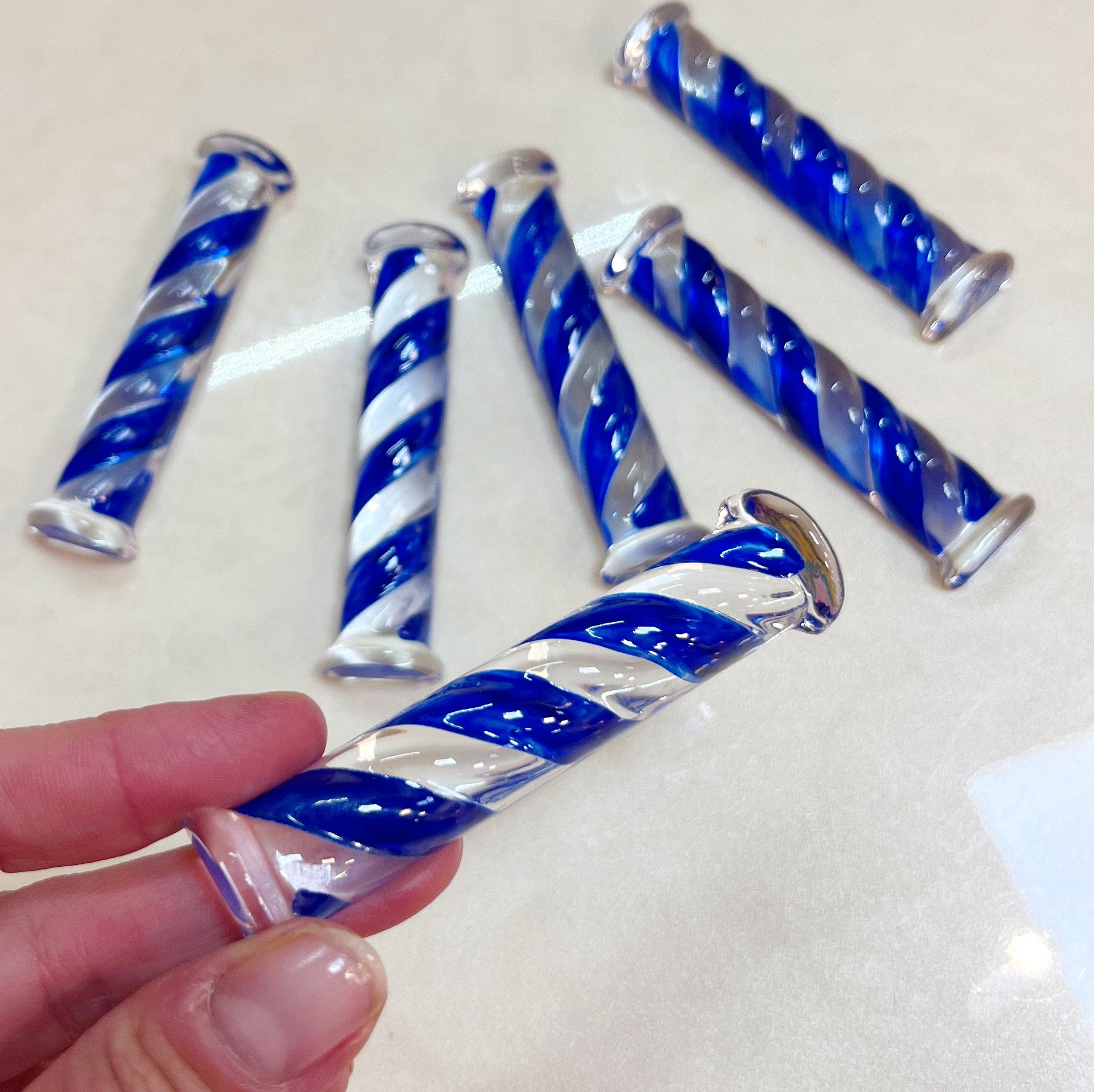 Portes-couteaux torsadés Murano