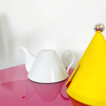 Load image into Gallery viewer, Vintage Yellow Memphis Style Teapot
