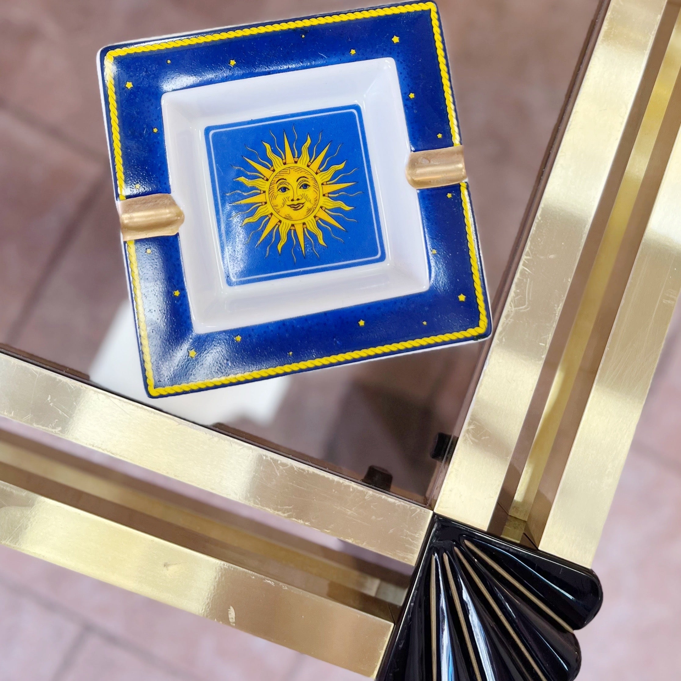 Cendrier Soleil Vintage – Italie, Années 70-80