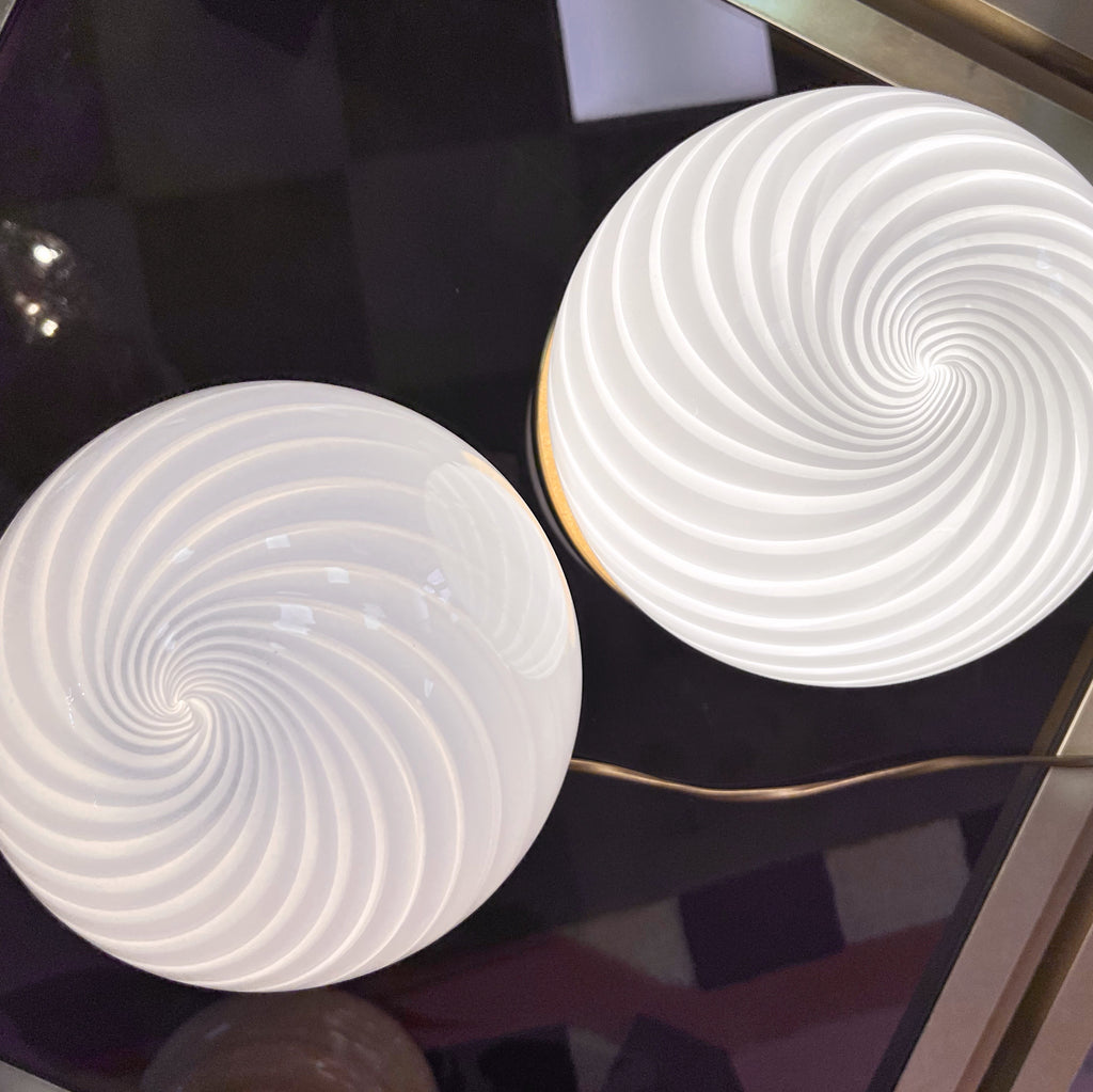 Lampe Sphère en Verre de Murano – Années 70