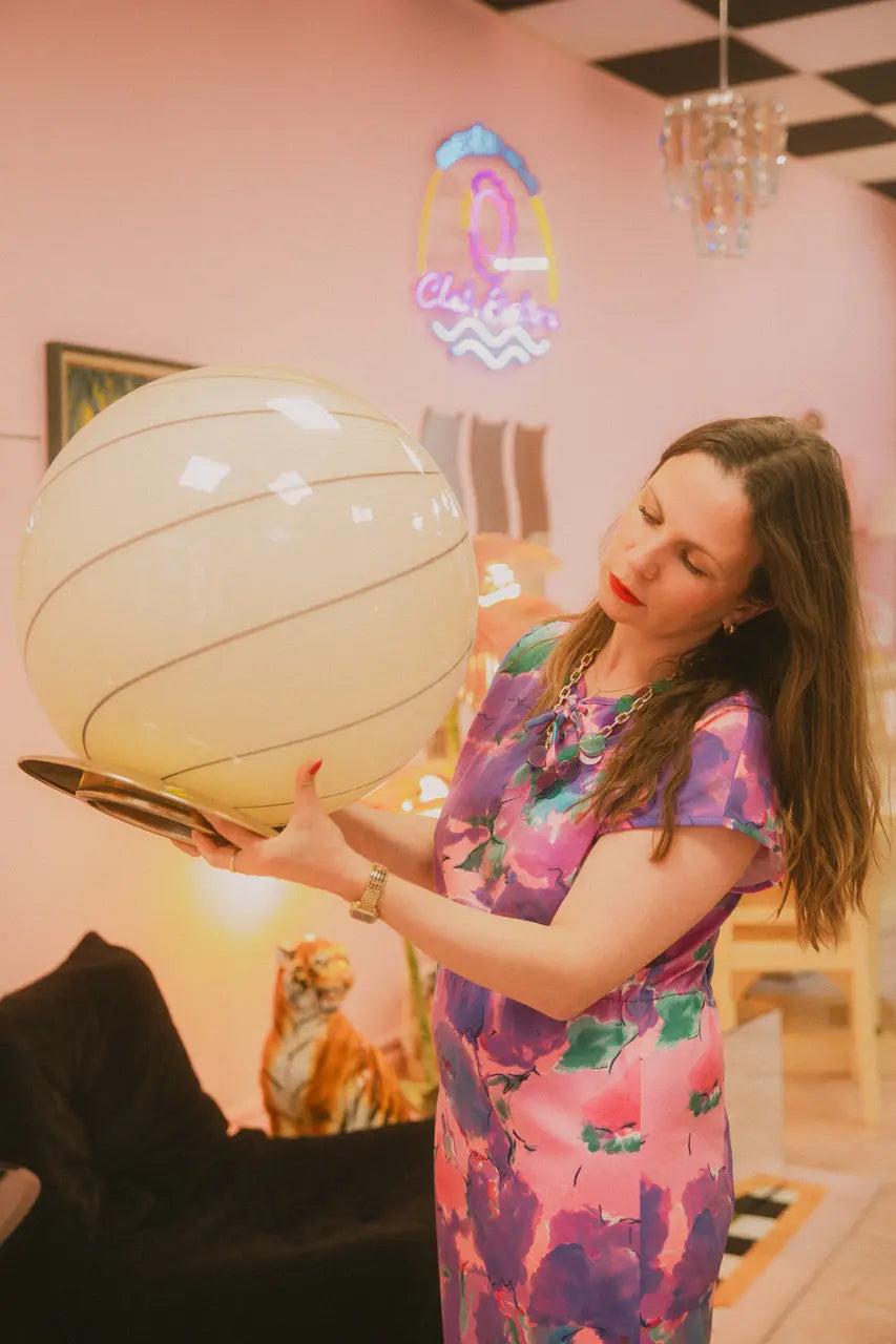 Vintage Murano glass lamps collection with colorful designs by Club Barbara