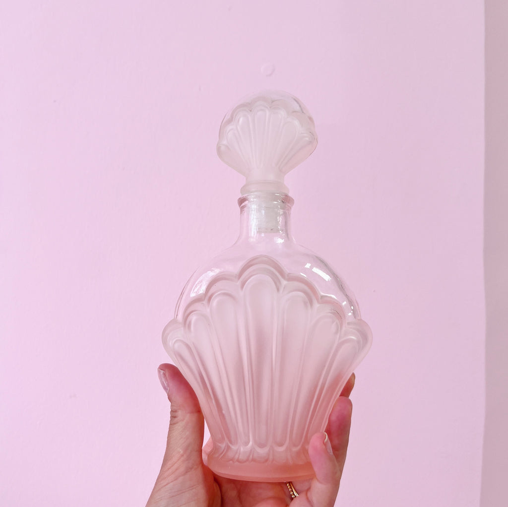 Duo flacon et coupelle rose