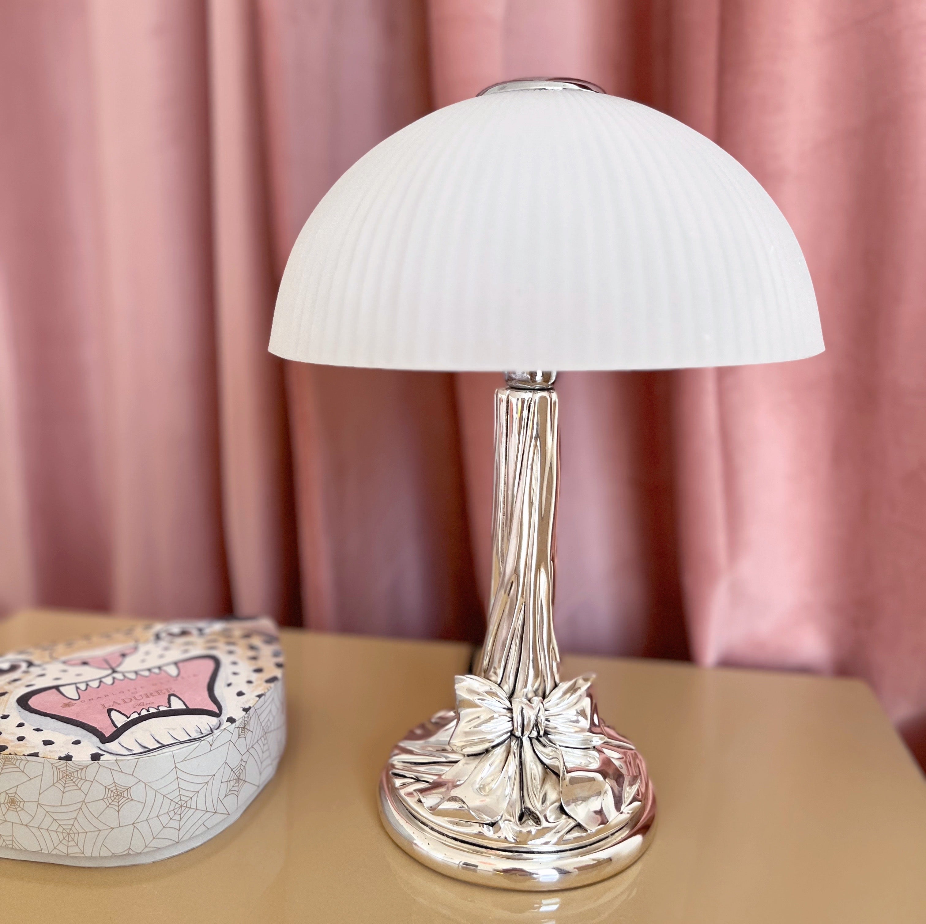 Lampe noeud chromée – StilArte, Italie, Années 70