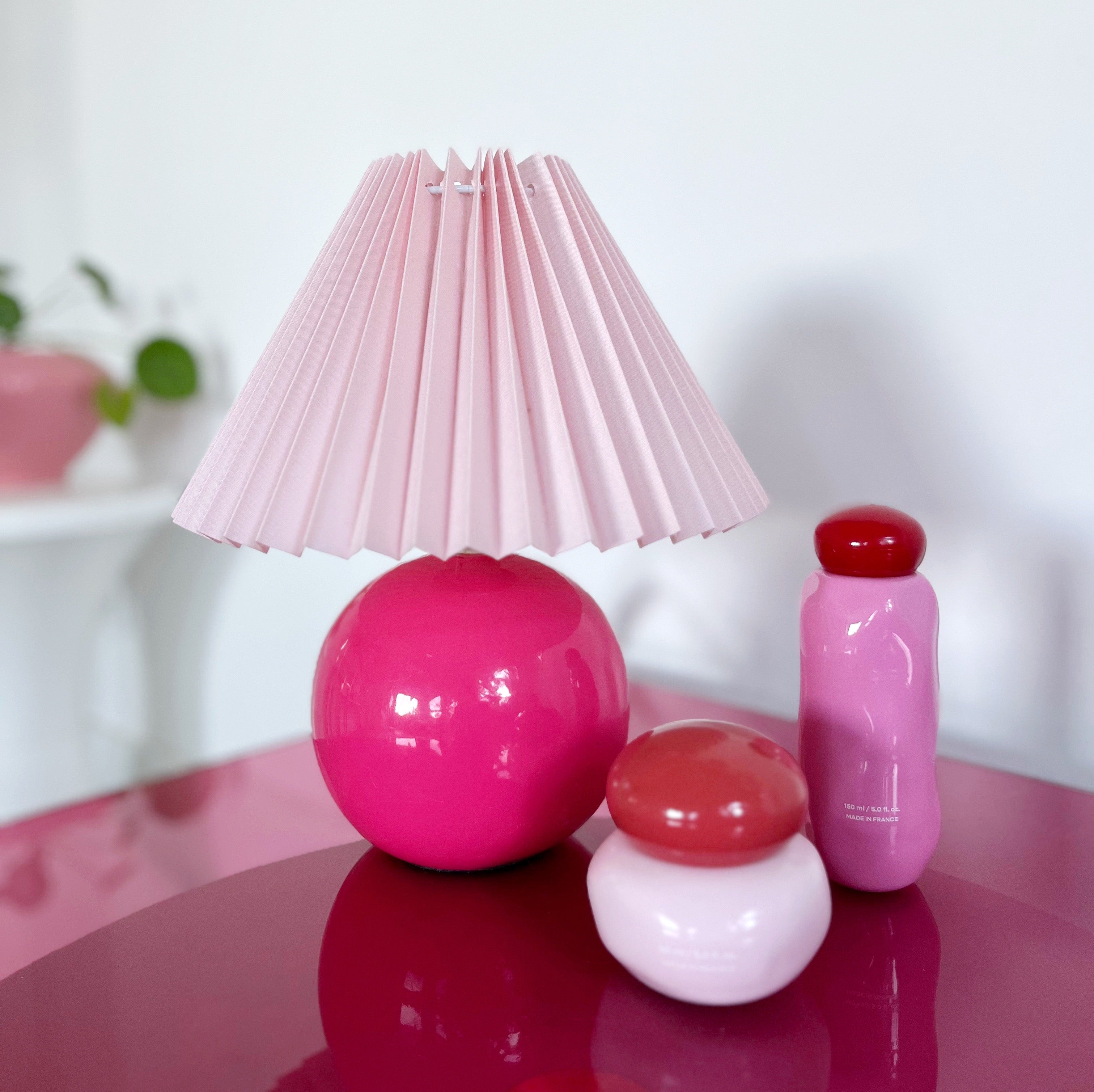 Lampe boule retro 80 Barbie