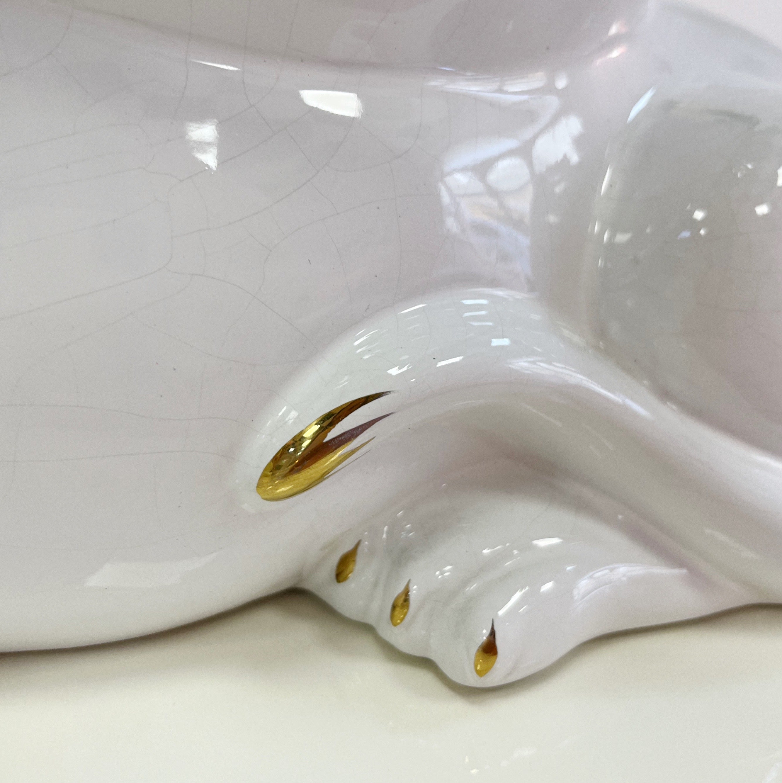 Cache-pot chat vintage Italy 70s