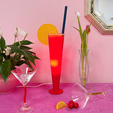 Load image into Gallery viewer, Lampe cocktail vintage Orange Light
