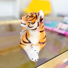 Load image into Gallery viewer, Tigre Vintage céramique - Années 70
