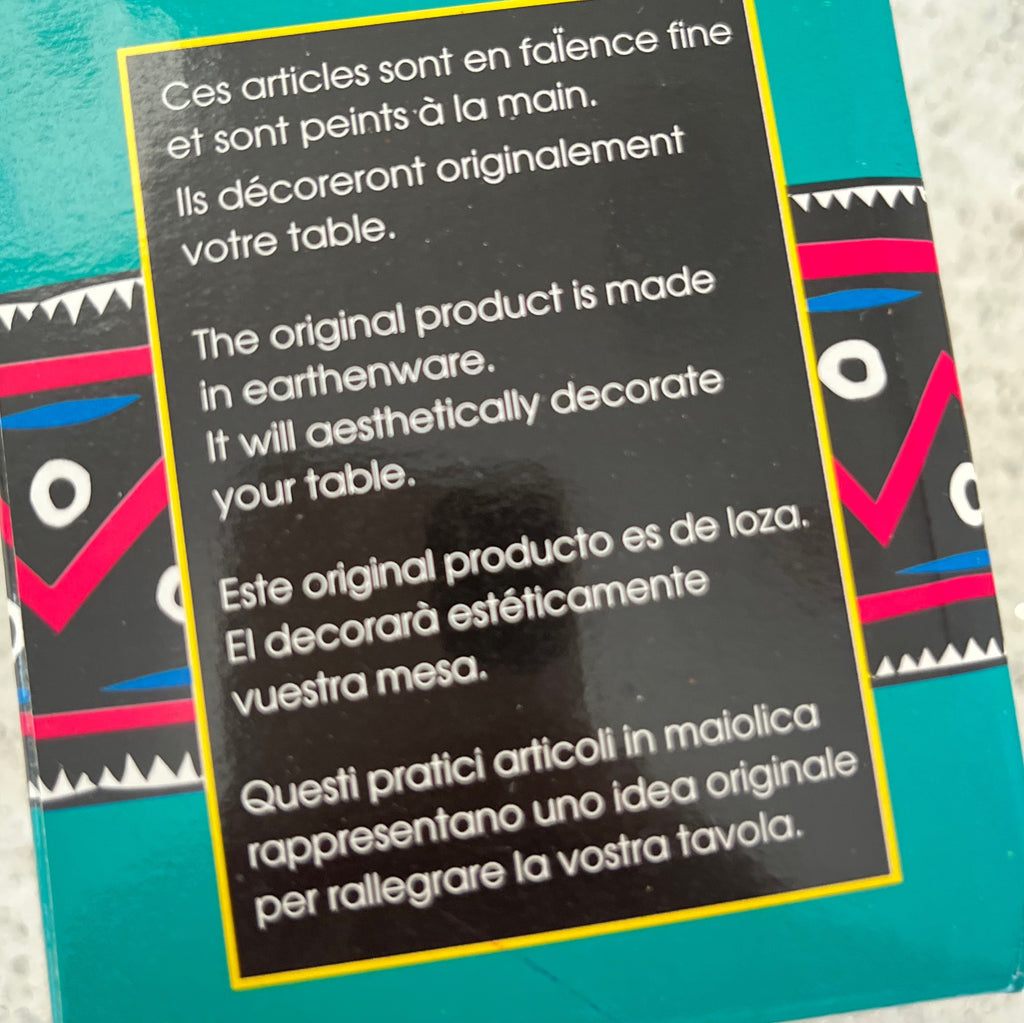 Salière & poivrière visage 80’s