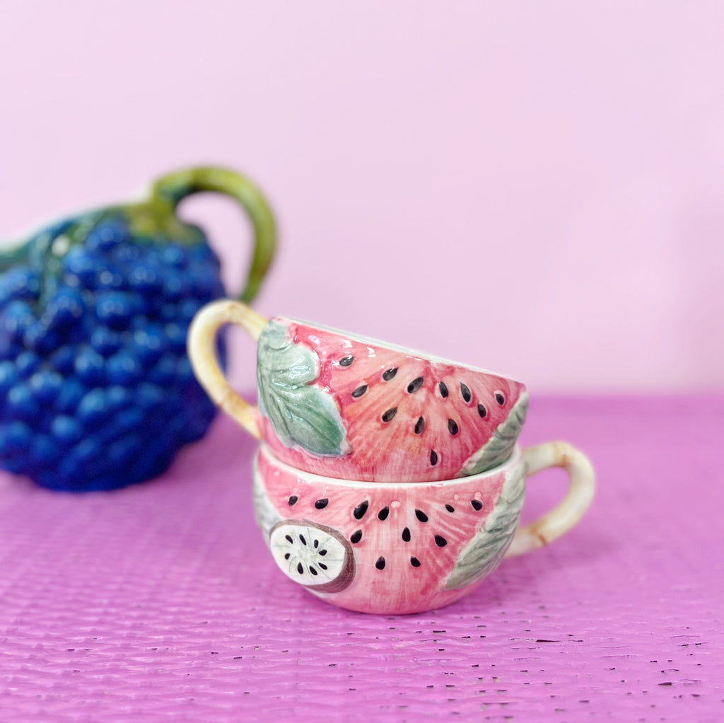 Grandes tasses pastèques