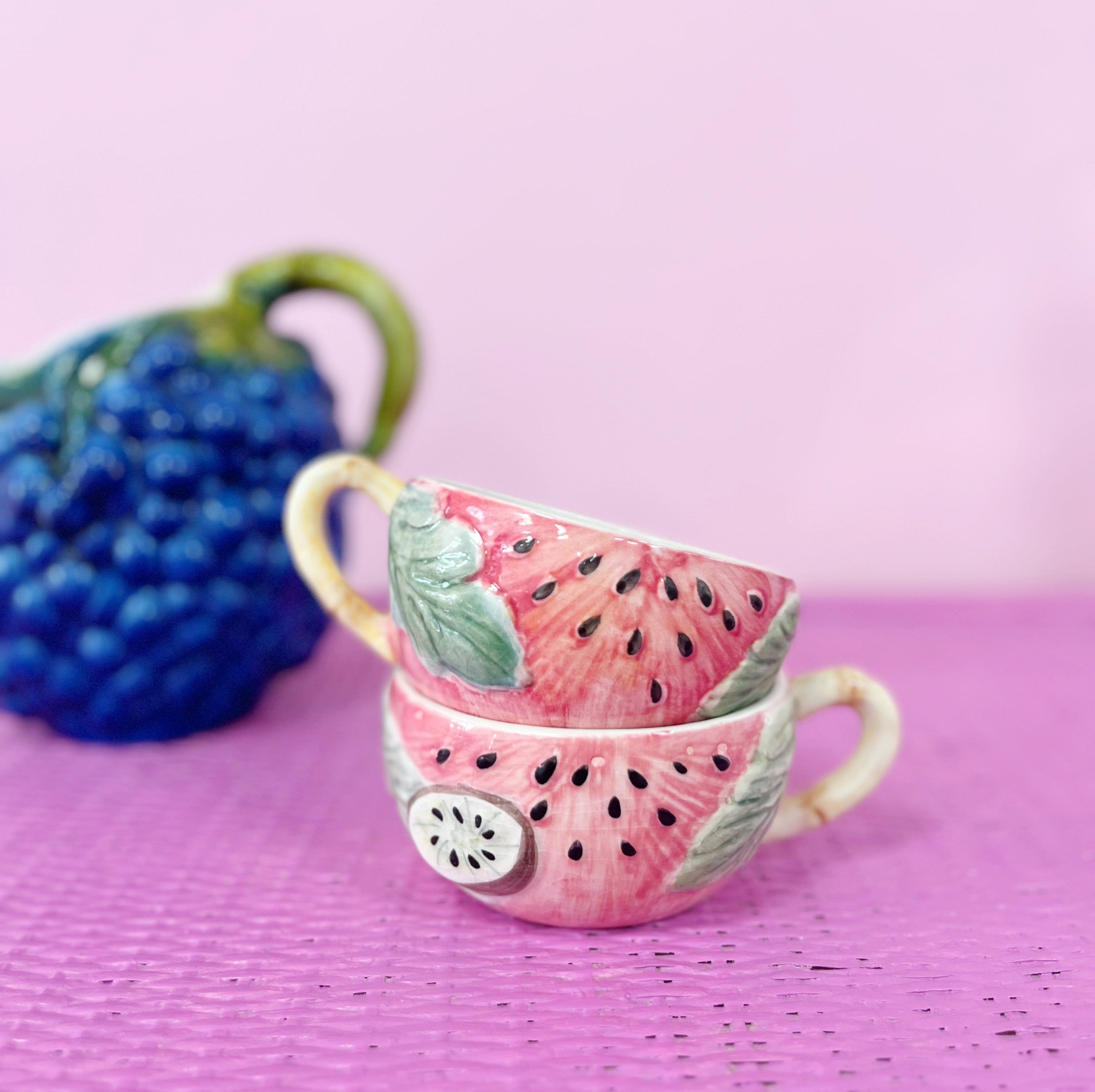 Grandes tasses pastèques