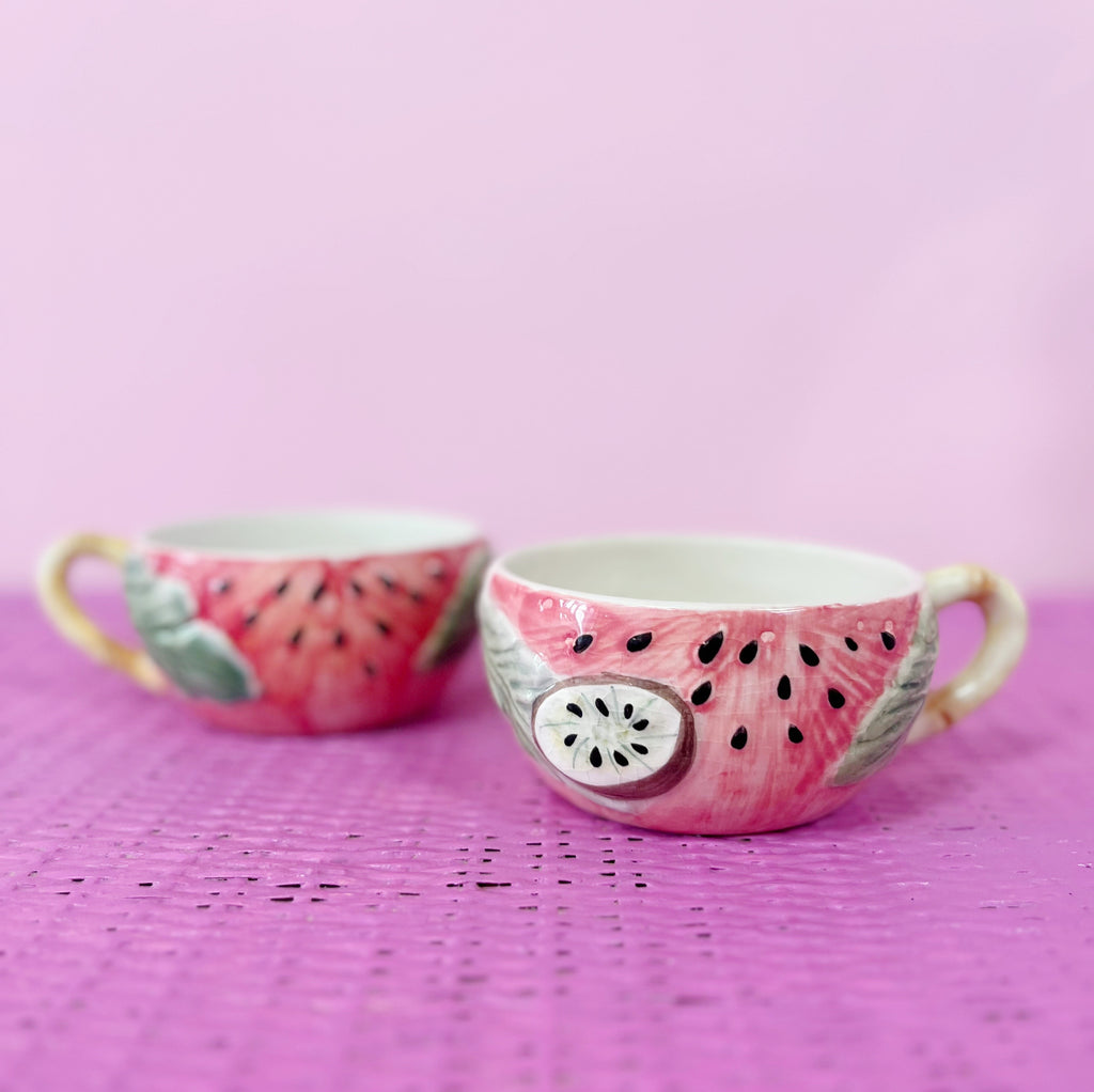 Grandes tasses pastèques