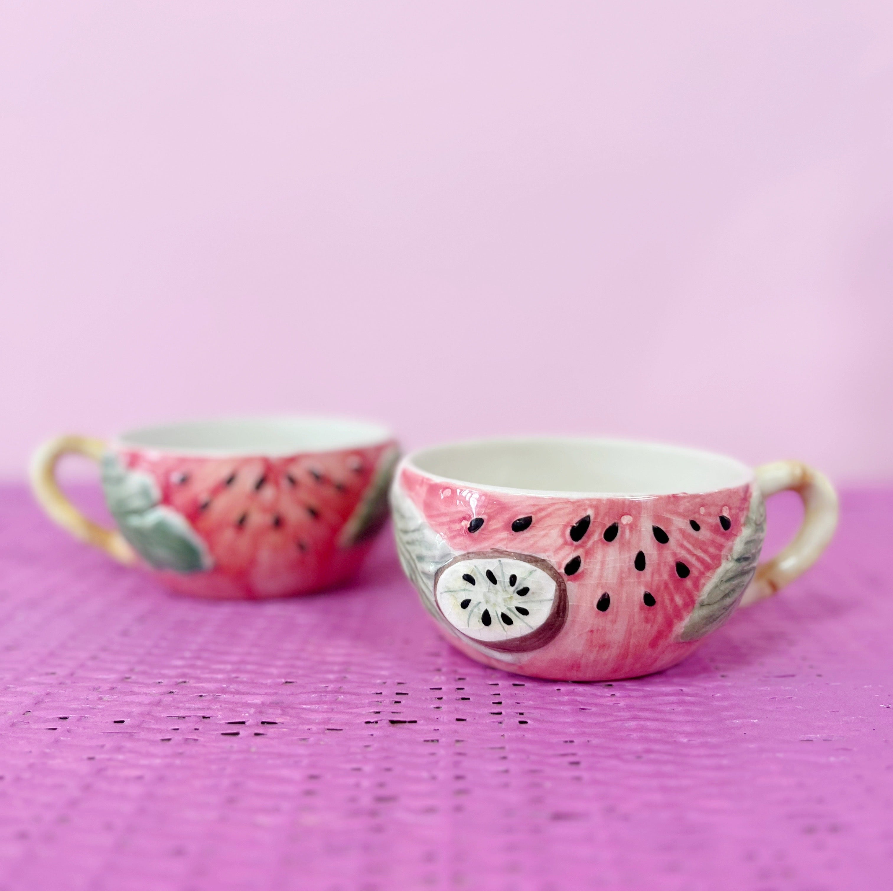 Grandes tasses pastèques