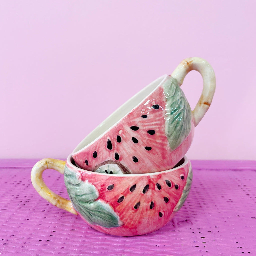 Grandes tasses pastèques