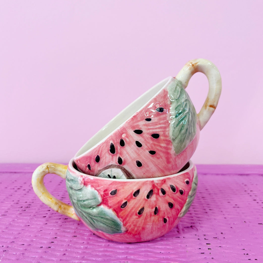 Grandes tasses pastèques